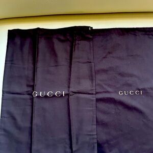 Gucci dust bags 11.5” x 16.5” 2 pcs